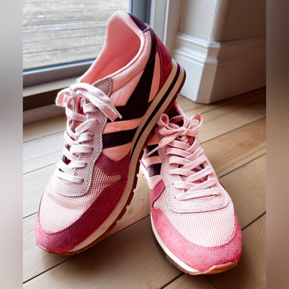 Women’s GOLA Daytona Trainers - Pink & Maroon size 10